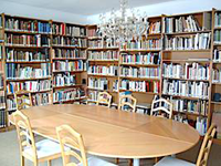 Blick in die Bibliothek